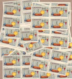 1685 American Chemistry. 100 NH 13 Cent stamps.  Issued in 1976. $13 face 