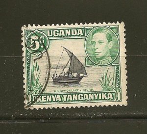 Kenya Uganda and Tanganyika SC#64 King George VI Used