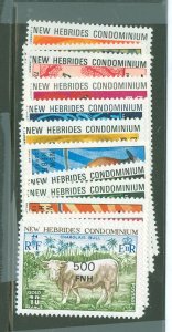 New Hebrides, French #217-229 Mint (NH) Single (Complete Set) (Animals)