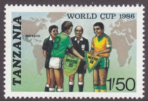 Tanzania 341 World Cup Soccer Championships 1986