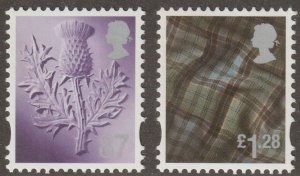 Great Britain Scott# Scotland 40-1 SG# S133,143 2012 QEII MNH