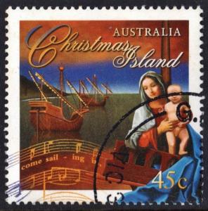 Christmas Island: SC#402 45¢ Maria and Child (1996) Used