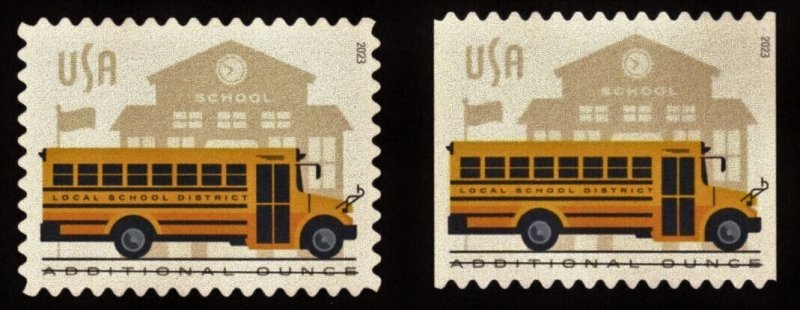 #5740 - 5741 2023 Schoolbus ) Sheet & Coil set/2 - MNH