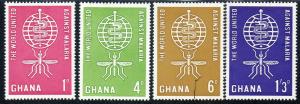 Ghana  Scott 128-131  Mint  