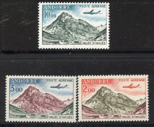 Andorra,  French lot,  Mint Hinge.  1