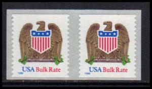 2907 10c Eagle Fine MNH Pair