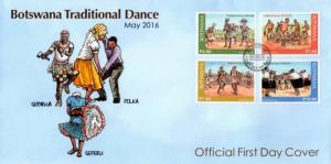 Botswana - 2016 Traditional Dance FDC