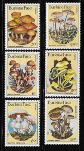 Burkina Faso 1985 Mushroom MNH 