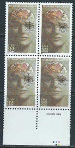 UNITED STATES SC# 3065 VF MNH 1996 CPYRT BK/4