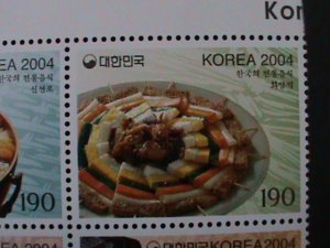 ​KOREA-2004- SC#2149-KOREAN FOOD 4TH SERIES-MNH BLOCK VF-HARD TO FIND-LAST ONE