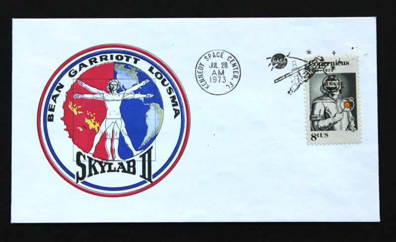 Skylab II 1973 July 28 Launch Cacheted Cover with Kenndy Space Center Cancel.