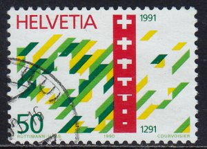 Switzerland - 1990 - Scott #867 - used - Swiss Confederation 700th Anniversary