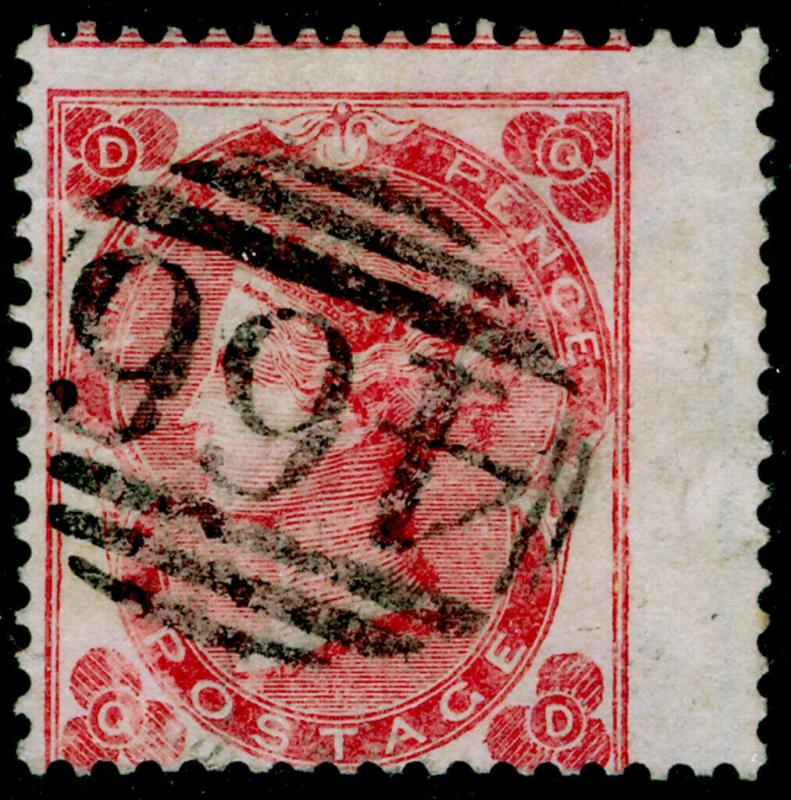 SG76b, 3d bright carmine-rose, FINE USED. Cat £475. THICK PAPER. QD