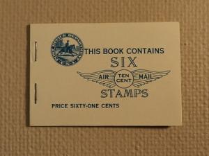 USPS Scott C10a 10c Lindbergh Air Mail 1927 Booklet Mint ...
