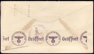 USA 3c 2c Prexie 1939 Cover Berlin Charlottenburg Germany Censor 80755