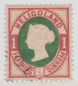 Heligoland 1875 1pf Used Stamp A30P7F41024-