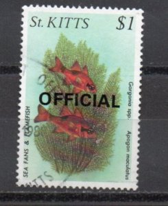 St. Kitts O37 used