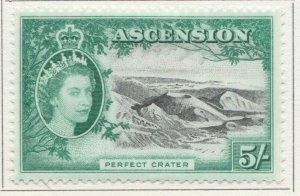 1956 BRITISH COLONY ASCENSION 5s MH* Stamp A4P16F39615-