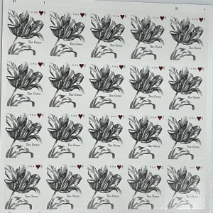 2015 Black tulip two ounces,Forever Stamps 5 books of 20PCS, total 100pcs