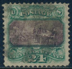 #120 VF USED WITH BLACK CANCEL CV $700.00 BQ9138