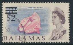 Bahamas  SG 286 SC# 243 Used  OPT Decimal Currency 1966