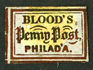 U.S. #PENNY POST PA. USED