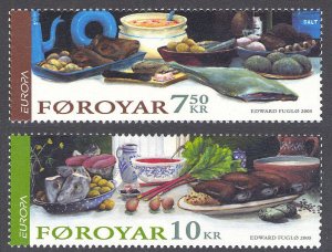 Faroe Islands 2005 Scott #456-457 Mint Never Hinged