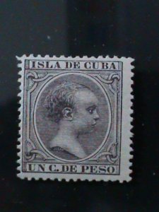 ​CUBA-1890-SC#132 -KING ALFONSO XIII MH-VF-134 YEARS OLD WE SHIP TO WORLDWIDE