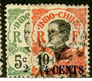 Indochina, Scott #68-69, Used