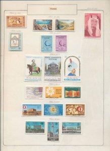 Turkey 1960s/70s Used MH MNH Collection  (Apx 220+) EP637