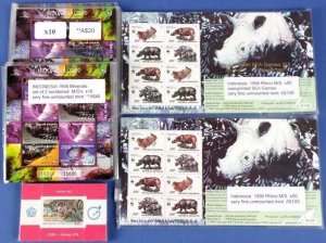 INDONESIA : 1978 - 2000 Miniature Sheets x 380 MNH **. SG cat £4650.