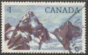 CANADA 1984 Sc 934  Used VF $1 Glacier National Park