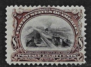 1901 Sc. #298 FVF, Disturbed gum, Cat. Val. $90.00.