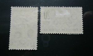 Mexico #828-29 mint hinged e203 7298