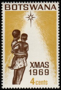 Botswana 56 - Mint-NH - 4c Christmas / Star (1969)