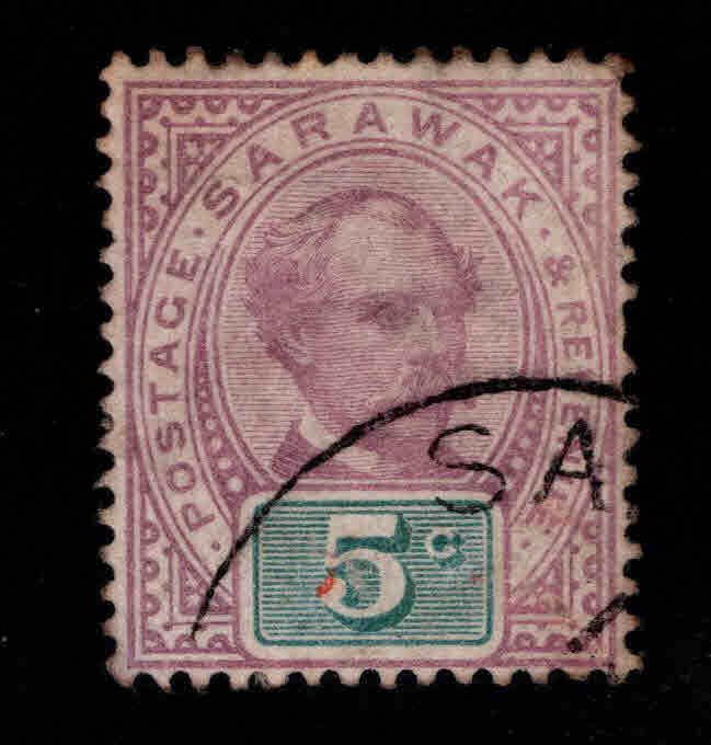 SARAWAK Scott 12 Used stamp nice cancel