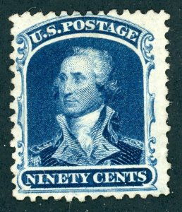 SCOTT #47 MINT VF NO GUM AS ISSUED W/ PSAG CERT