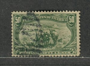 US Sc#291 Used/F-VF, Cv. $175