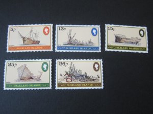 Falkland Islands 1981 Sc 339-43 set MNH