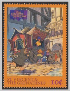 ST. VINCENT DISNEY STAMP. UNUSED. # 5