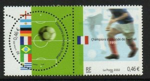 FRANCE SG3821a 2002 FOOTBALL WORLD CUP MNH