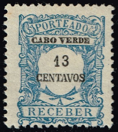 Cape Verde #J28 Postage Due; Unused (3Stars)