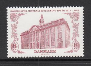 Denmark MNH Scott #1612 8k Copenhagen Central Post Office Centenary