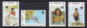 Kiribati 1979 Sc#345/348 International Year of the Child (ICY) Set (4) SPECIMEN