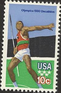 # 1790 MINT NEVER HINGED JAVELIN THROWER