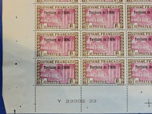 Inini #29* NH  Full sheet of 75  CV $93.75+