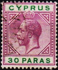 Cyprus. 1912 30pa S.G.76 Fine Used