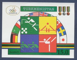 TURKMENISTAN - Scott 23 - MNH S/S - Olympics 1972 ---c