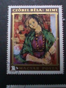 ​HUNGARY- FAMOUS  PERSONS ARTS PAINTING USED STAMPS VF WE SHIP TO WORLD WIDE