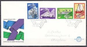 Netherlands, Scott cat. B493-B496. Holland-America issue. First day cover. ^